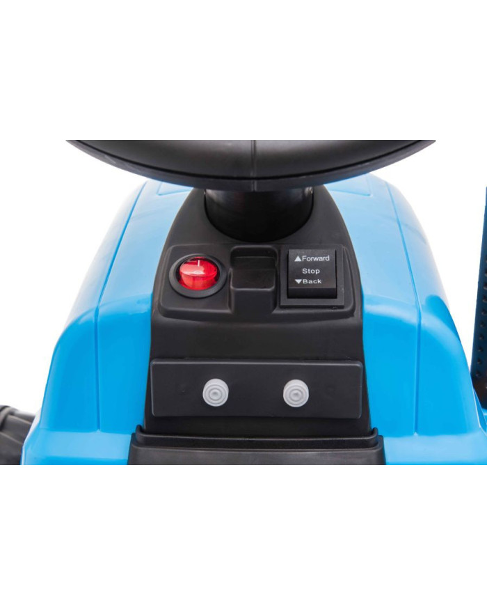 Traktor Na Akumulator z Przyczepą A009 Niebieski
