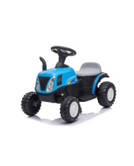 Traktor Na Akumulator z Przyczepą A009 Niebieski