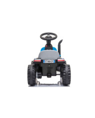 Traktor Na Akumulator z Przyczepą A009 Niebieski