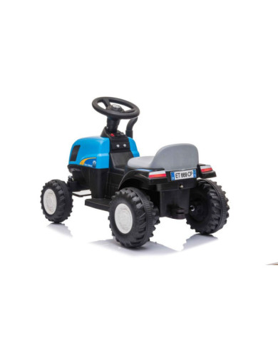 Traktor Na Akumulator z Przyczepą A009 Niebieski