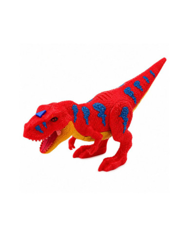 Ciężarówka Transporter Z Klatką Figurka Dinozaur T-Rex Światła Dźwięki 1:12