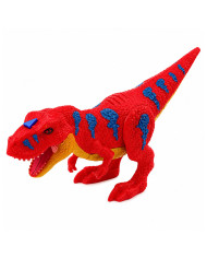 Ciężarówka Transporter Z Klatką Figurka Dinozaur T-Rex Światła Dźwięki 1:12