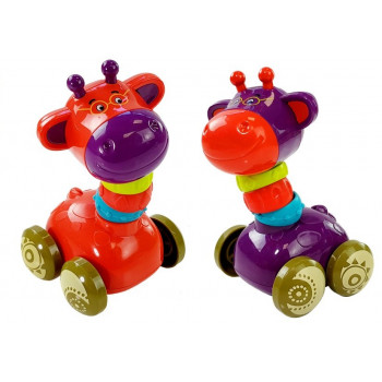 Zwierzęta na kółkach Żyrafa Czerwona Słoń Żółty