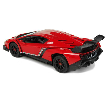 Auto Zdalnie Sterowane Lamborghini Veneno Czerwony 2,4 G Pilot Kierownica Dźwięk Światła 1:24