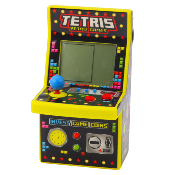 Mini Automat Do Gry Tetris Retro 49 Gier 1676 Poziomów Żółty