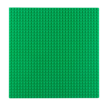 Płyta Plansza Konstrukcyjna Do Klocków Budowania Jasnozielona 25,5x25,5 cm