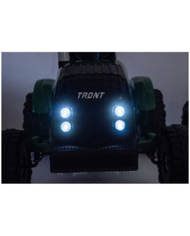 Traktor Na Akumulator CH9959B Z Przyczepą Ciemno Zielony 24V