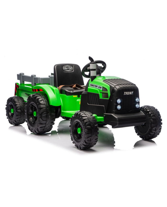 Traktor Na Akumulator CH9959B Z Przyczepą Jasno Zielony 24V