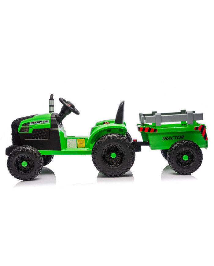 Traktor Na Akumulator CH9959B Z Przyczepą Jasno Zielony 24V