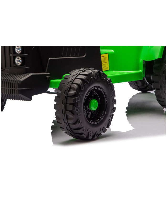Traktor Na Akumulator CH9959B Z Przyczepą Jasno Zielony 24V