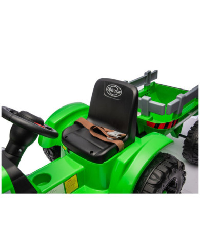 Traktor Na Akumulator CH9959B Z Przyczepą Jasno Zielony 24V