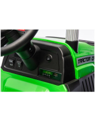 Traktor Na Akumulator CH9959B Z Przyczepą Jasno Zielony 24V