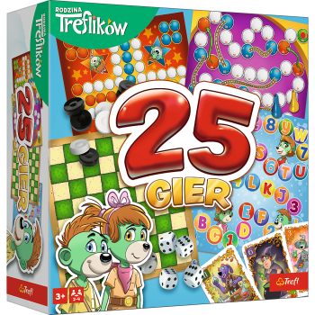 Kalejdoskop 25 gier Rodzina Treflików Trefl 02824