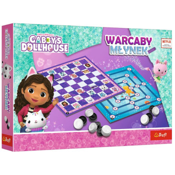 Gra Warcaby I Młynek Gabby's Dollhouse Trefl 02800