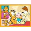 Puzzle 4w1 Garfield Kocha lasanięTrefl 34673