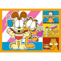 Puzzle 4w1 Garfield Kocha lasanięTrefl 34673