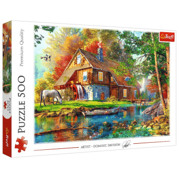 Puzzle - "500" - Chatka nad rzeką Trefl 37484