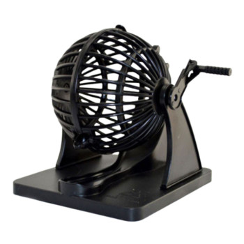 Gra Rodzinna Bingo Maszyna Losująca Klasyczna 80 Kulek 20 Kart