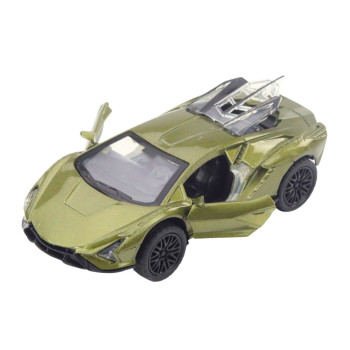 Samochód Sportowy Metalowy Z Napędem Światła Dźwięki Mix