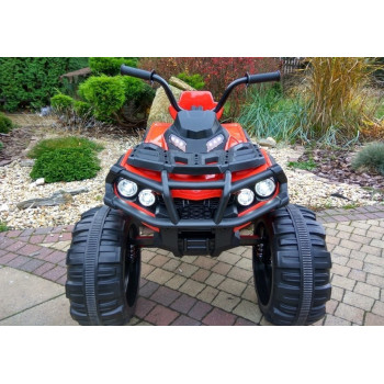 Quad na Akumulator BDM0906 Pompowane Koła Czerwony