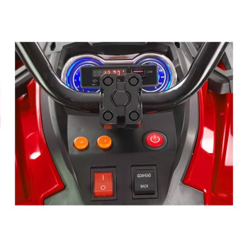 Quad na Akumulator BDM0906 Pompowane Koła Czerwony