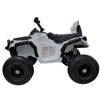 Quad na Akumulator BDM0906 Pompowane Koła Biały