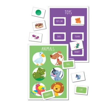 Gra edukacyjna Uczę Się Angielskiego Uczę się Bawiąc Język Polski Clementoni 50769