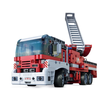 Naukowa Zabawa Klocki Laboratorium Mechaniki Samochód Strażacki Język Polski Clementoni 50728