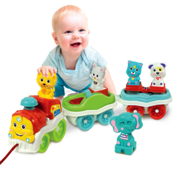 Interaktywny Pociąg Ze Zwierzątkami 3w1 Język Polski Clementoni 50802