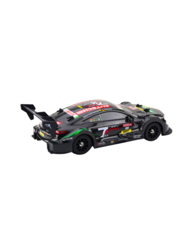 Samochód Wyścigowy Auto Do Driftu RC Czarny Karbon 30km/h 1:16
