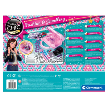 Crazy Chic Zestaw DIY Crazy Torebeczka Koraliki Bransoletki Clementoni 17651
