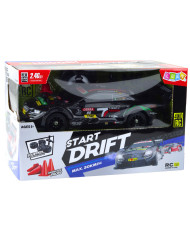 Samochód Wyścigowy Auto Do Driftu RC Czarny Karbon 30km/h 1:16