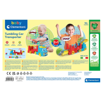 Transporter Przewrotne Samochodziki Clementoni 17998