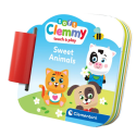 Clemmy Słodkie Zwierzaki Kotek Piesek Krówka Klocki Książeczka Clementoni 17849