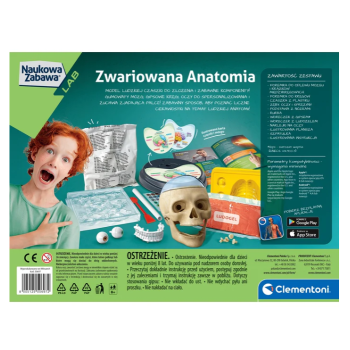 Naukowa Zabawa Zestaw Zwariowana Anatomia Język Polski Clementoni 50697