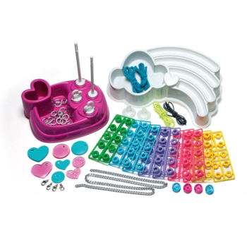 Crazy Chic Zestaw Koralików Kolorowe Bransoletki Clementoni 78415