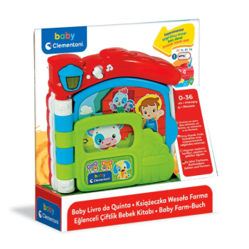 Interaktywna Książeczka Edukacyjna Farma Język Polski i Niemiecki Clementoni 17652