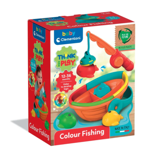 Zabawka logiczna Wędka Łowienie Rybek Łódka Clementoni 17581