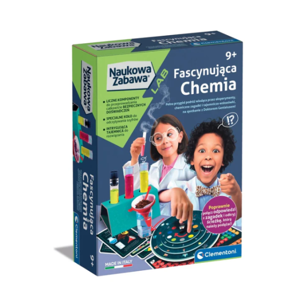 Naukowa Zabawa Zestaw Doświadczeń Eksperymenty Fascynująca Chemia Język Polski Clementoni 50699