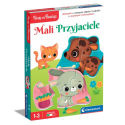 Puzzle Mali Przyjaciele Zwierzątka Farma Uczę się Bawiąc Język Polski Clementoni 50761