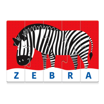 Gra edukacyjna Puzzle Moje Pierwsze Słowa Uczę się Bawiąc Język Polski Clementoni 50770