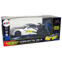 Auto Sportowe Wyścigowe R/C 1:18 Corvette C6.R Biały 2.4 G Światła