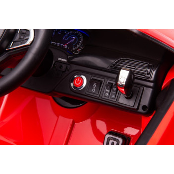 Auto Na Akumulator BMW M5 Z Platformą Dla Rodzica Czerwone Lakierowane