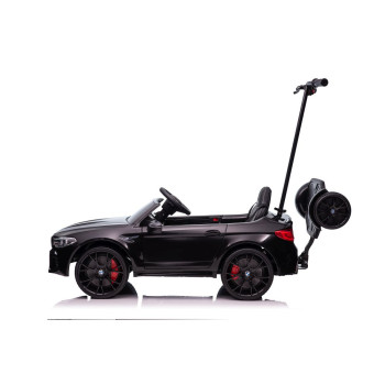 Auto Na Akumulator BMW M5 Z Platformą Dla Rodzica Czarne Lakierowane