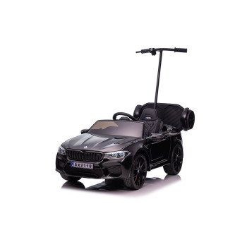 Auto Na Akumulator BMW M5 Z Platformą Dla Rodzica Czarne Lakierowane