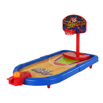 Zestaw Gier Zręcznościowych 4w1 Koszykówka Piłka Nożna Tarcza Kręgle Wyrzutnia