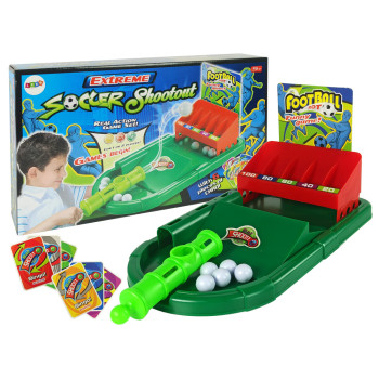 Gra Zręcznościowa Wyrzutnia Piłek Karty Piłka Nożna Punkty