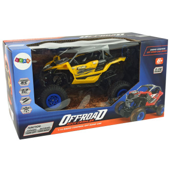 Terenowe Auto Off- Road Zdalnie Sterowane 2,4 GHz 1:16 Żółte