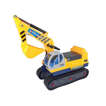 Duża Koparka Jeździk Koparka Budowa Kask Żółty