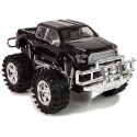 Zestaw Pojazdów Czarny Monster Truck Białe  Laweta 58 cm